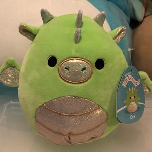 Squishmallow Dragon Eyk ( Small 8 inch)